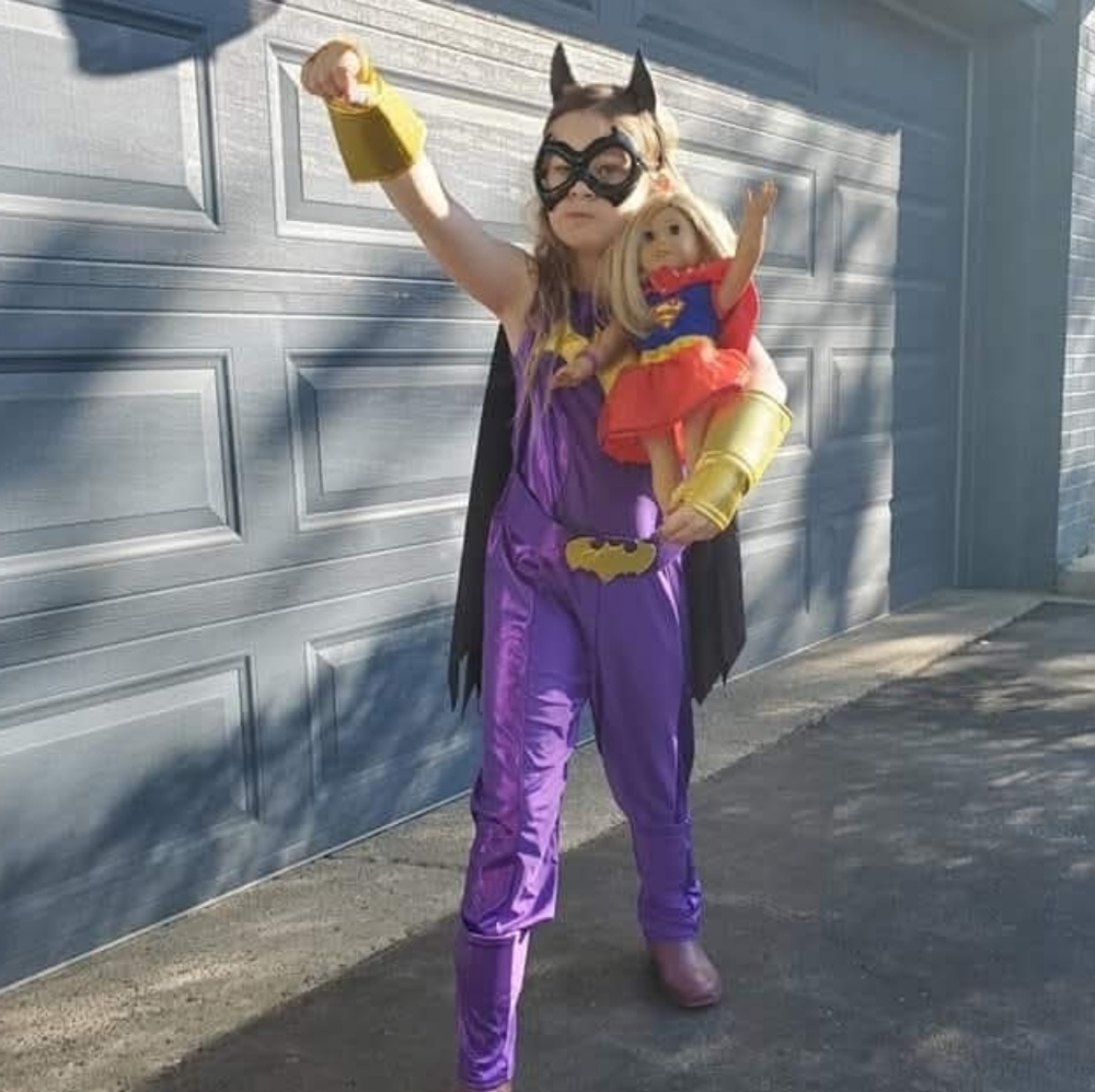 DC Superhero Bat Girl Costume Youth size 10-12
